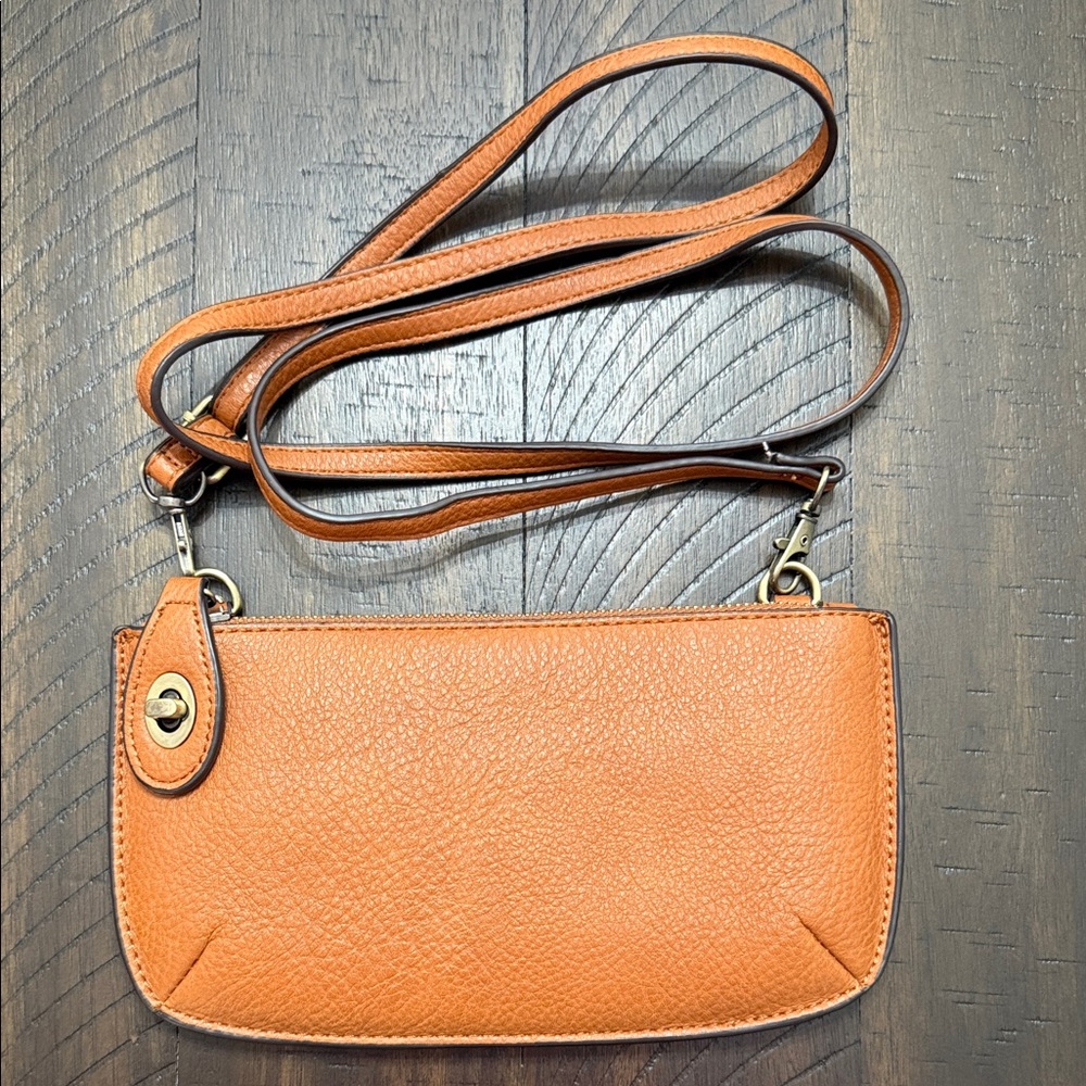 Women’s Brown/Orange Crossbody Bag/Clutch